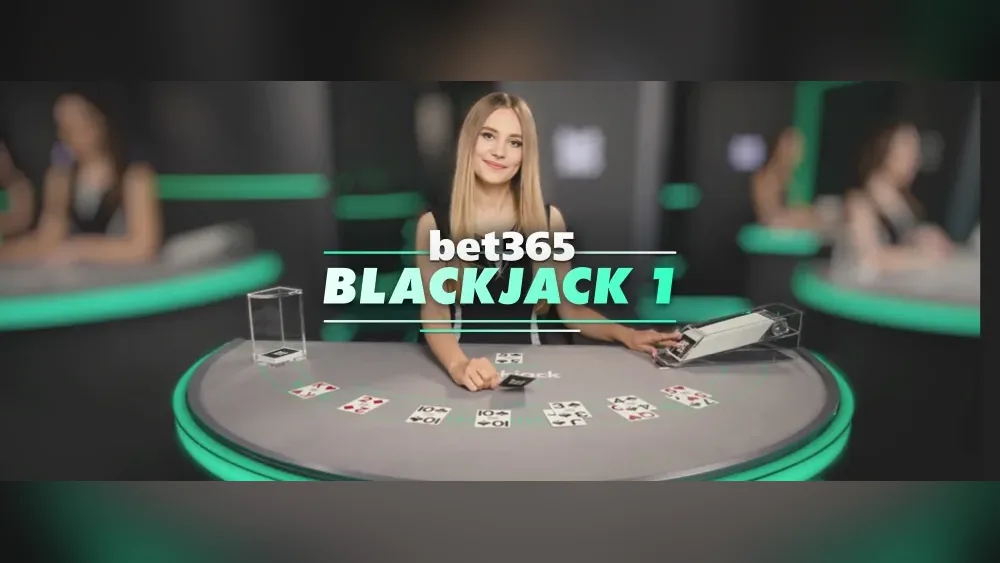 bet365 Blackjack 1, one of the twelve numbered bet365-branded live blackjack tables
