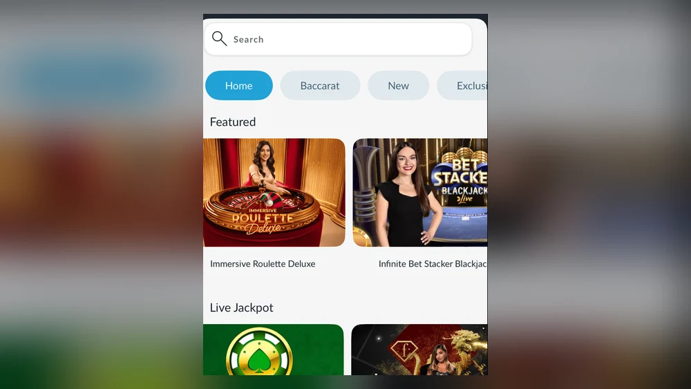 BetVictor Ontario live casino with Immersive Roulette Deluxe, Infinite Bet Stacker Blackjack and the Live Jackpot shelf