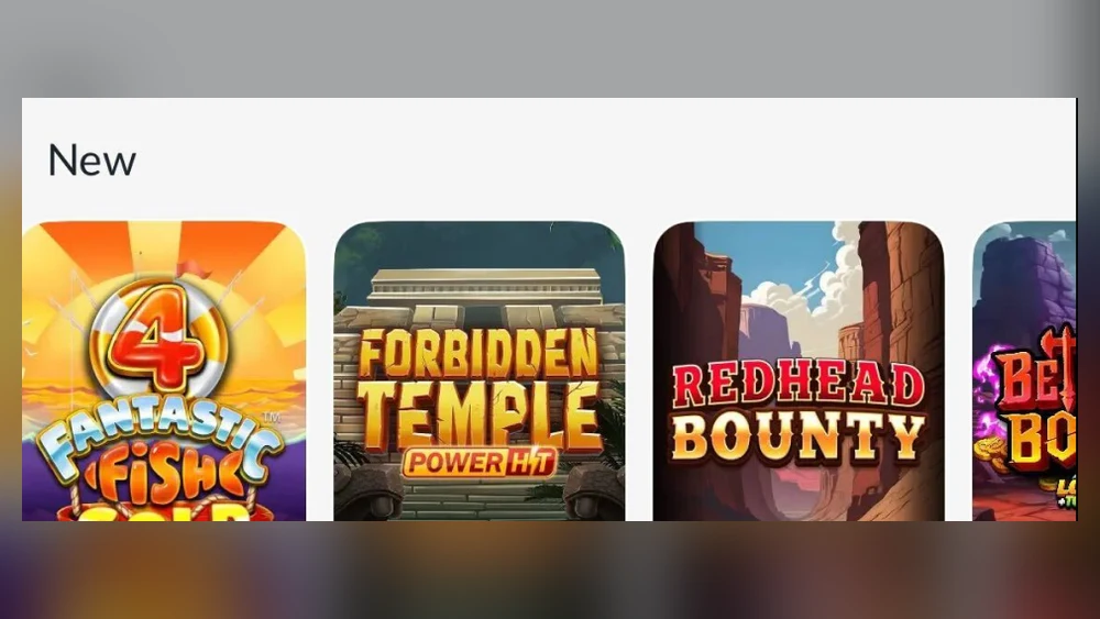 New slots in the BetVictor Ontario lobby: 4 Fantastic Fish Gold, Forbidden Temple Power Hit and Redhead Bounty