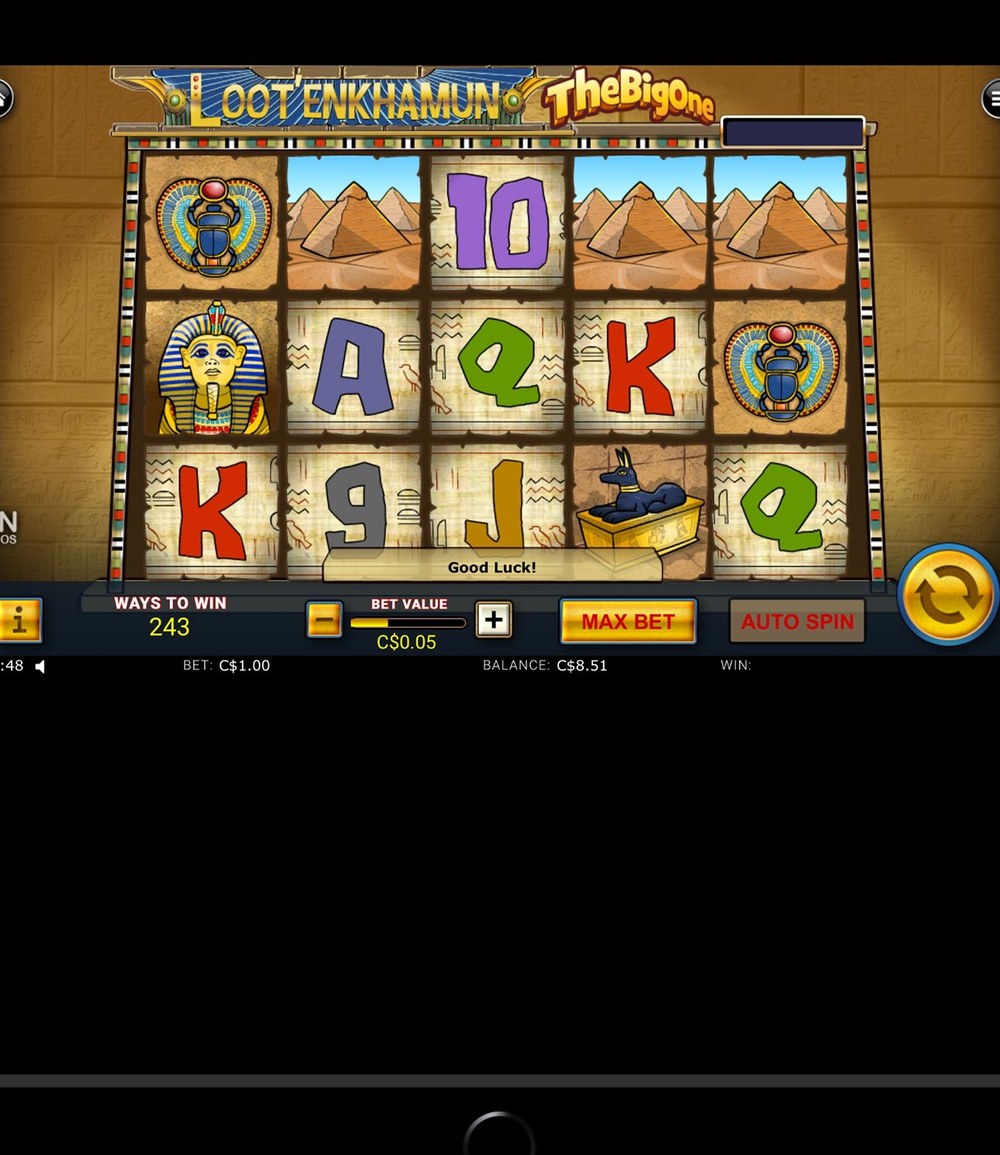 A bwin Ontario jackpot slot running on The Big One network, with stakes shown in Canadian dollars
