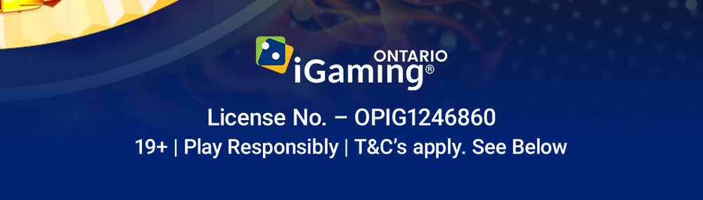 The Captain Cooks Casino Ontario Google Play creative, printing License No. OPIG1246860 — the number Golden Tiger publishes for itself, not the number on Captain Cooks own App Store listing