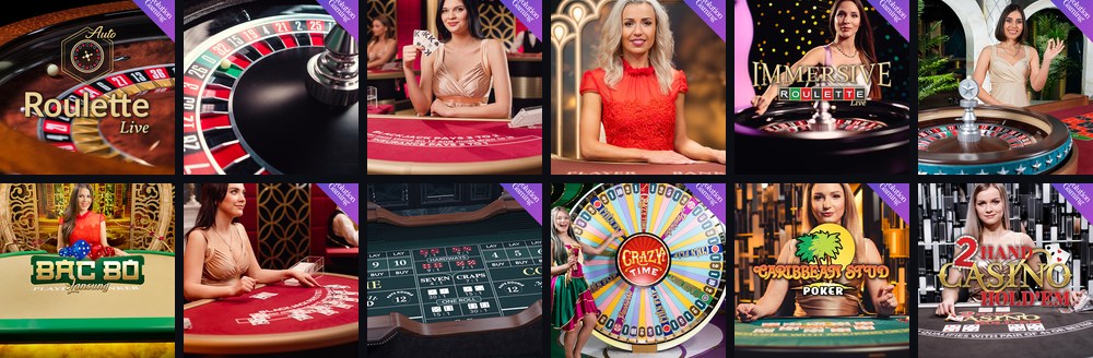 Evolution live dealer tables at Casino Days Ontario