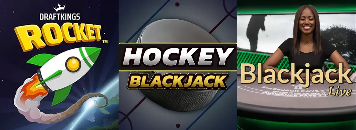DraftKings Ontario casino: Rocket, Hockey Blackjack and a DraftKings-dedicated live blackjack table