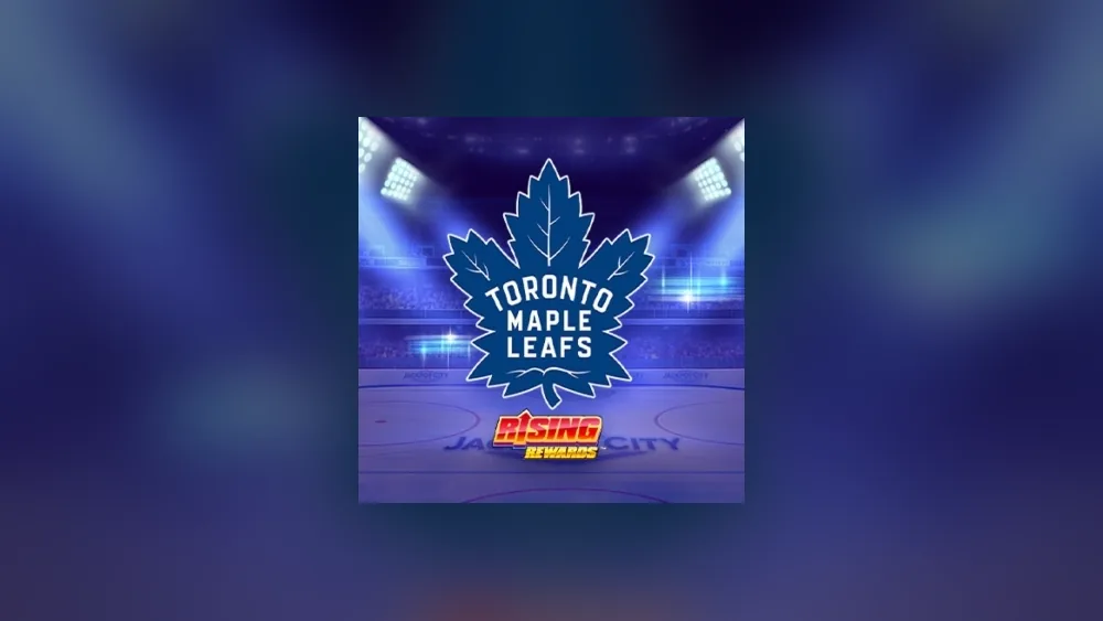 Toronto Maple Leafs Rising Rewards, the licensed NHL slot at Jackpot City Ontario