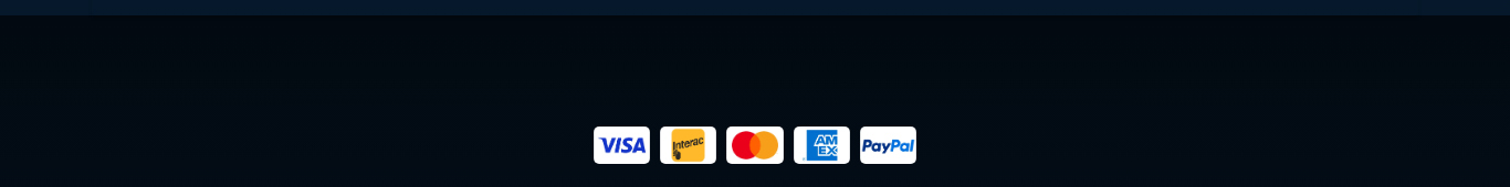 Payment methods shown in the NorthStar Bets footer: Visa, Interac, Mastercard, American Express and PayPal