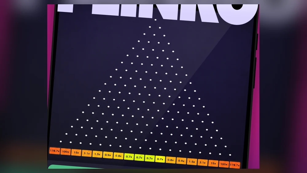 Plinko in the Arcade tab of PartyCasino Ontario