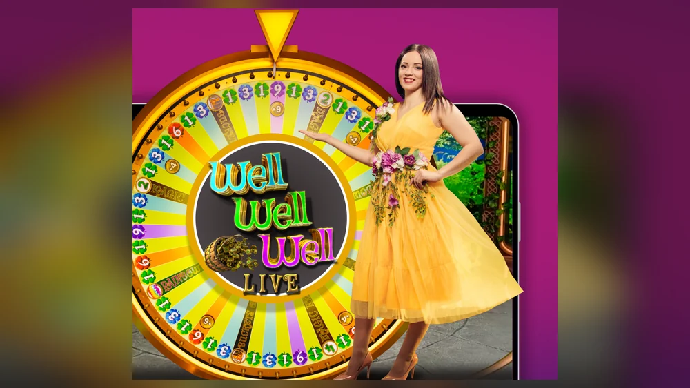 Well Well Well live game show table at PartyCasino Ontario