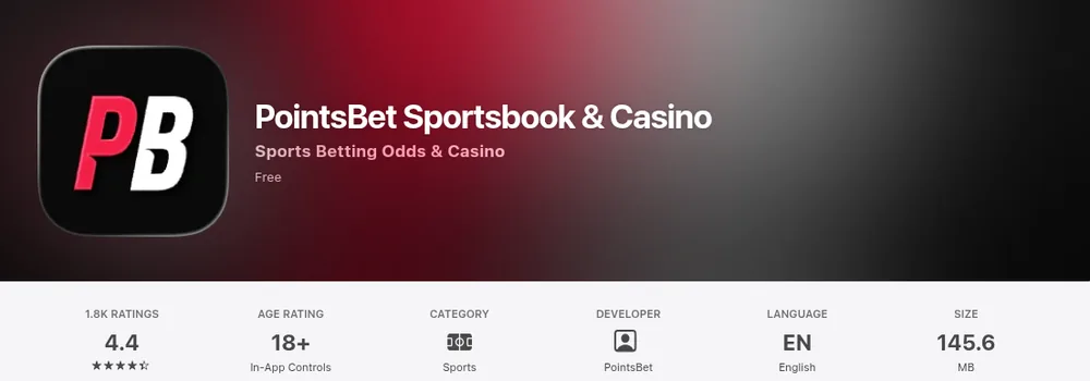 PointsBet Sportsbook and Casino on the Canadian App Store