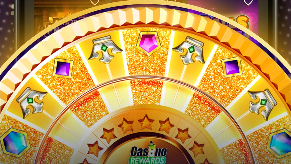 The Casino Rewards Mega Money Wheel in the Yukon Gold Ontario lobby