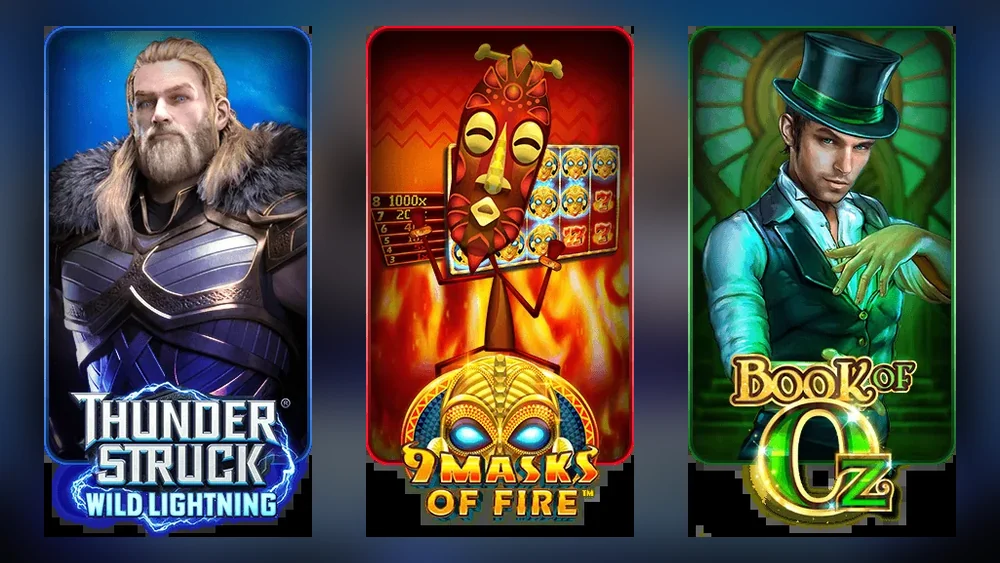 Yukon Gold Ontario progressive slots Thunderstruck Wild Lightning, 9 Masks of Fire and Book of Oz