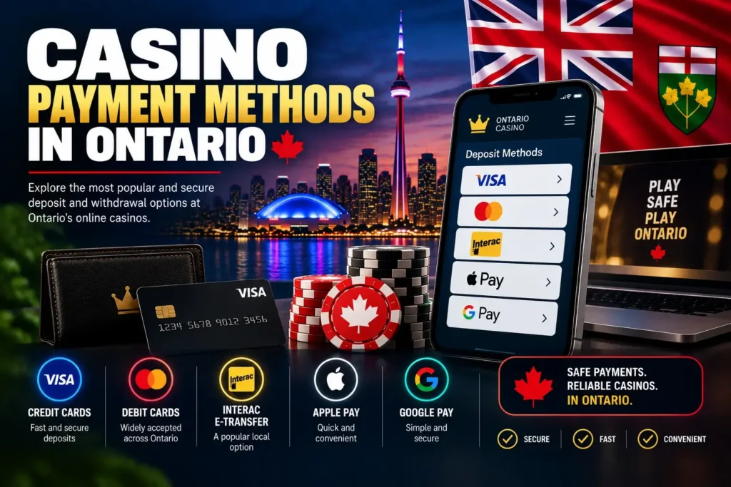 Casino Payment Methods in Ontario