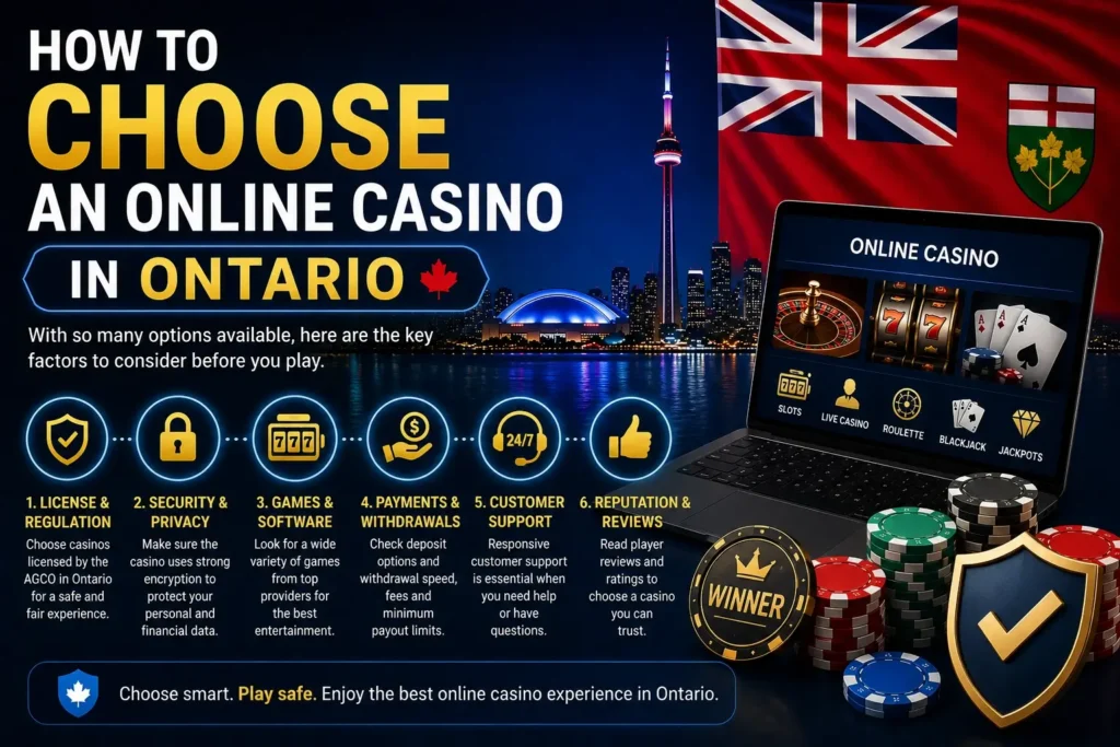 How to Choose an Online Casino in Ontario