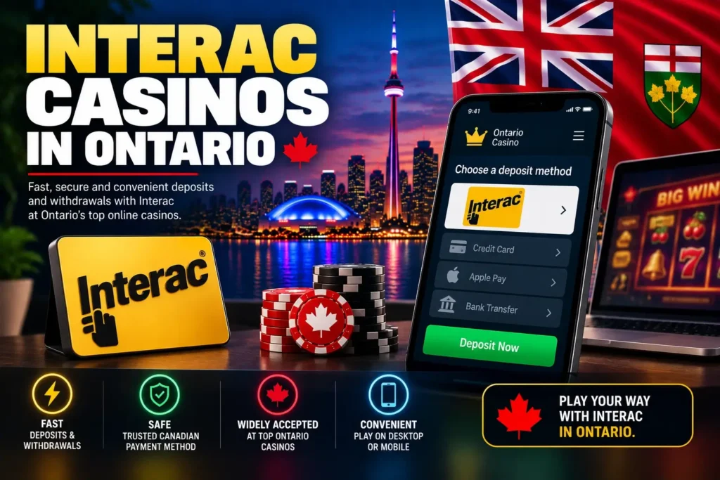Interac Casinos in Ontario