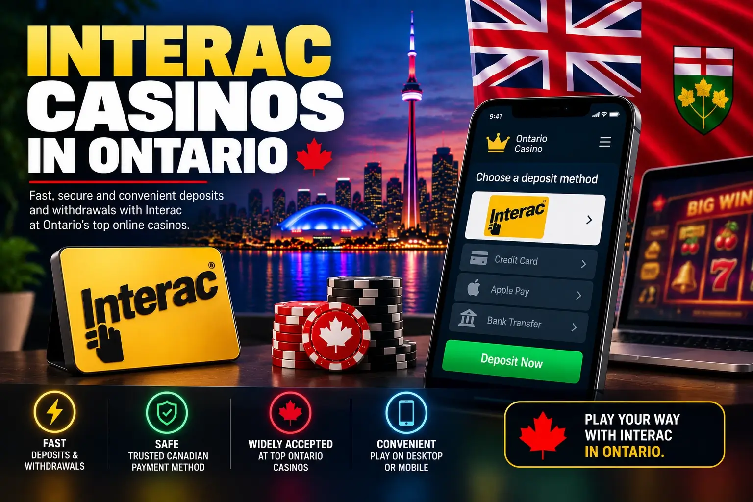 Interac casinos in Ontario