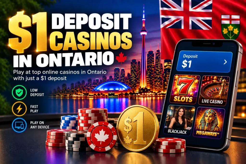 $1 Deposit Casinos in Ontario